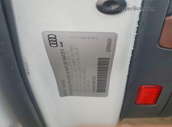 WAUDNAF41KN013233 2019 AUDI A4 White ძრავის განყოფილების ხედი