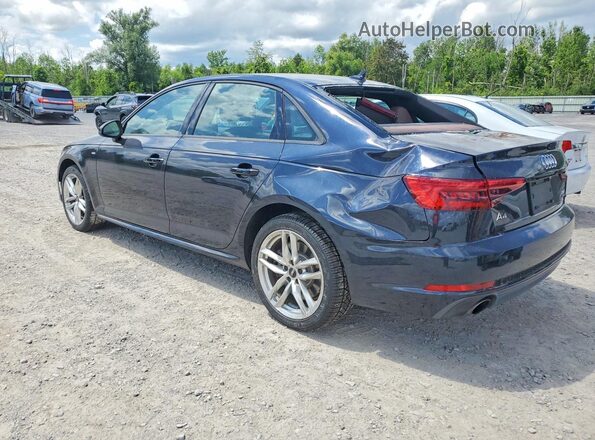 WAUDNAF42HN058769 2017 AUDI A4 Blue Հետևի ձախ