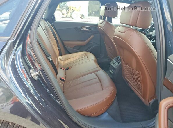 WAUDNAF42HN058769 2017 AUDI A4 Blue Հետևի նստատեղերի տեսք