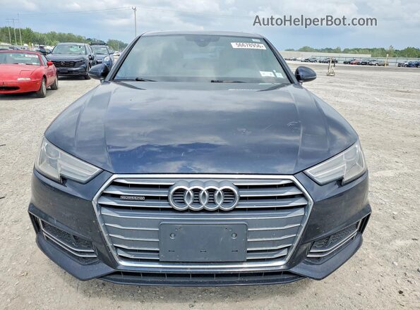 WAUDNAF42JA215035 2018 AUDI A4 Gray Вид спереду