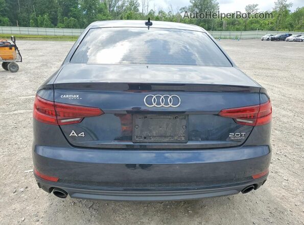 WAUDNAF42JA215035 2018 AUDI A4 Gray Вид ззаду