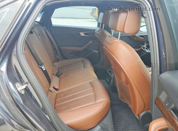WAUDNAF42JA215035 2018 AUDI A4 Gray Вид задніх сидінь
