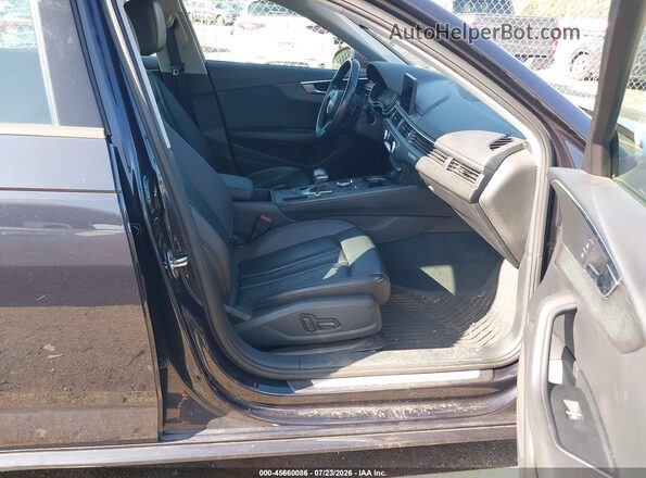WAUDNAF43JA068899 2018 AUDI A4 Black Vista interior delantera