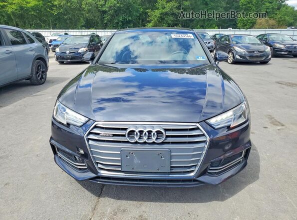 WAUDNAF43JA171014 2018 AUDI A4 Black Դիմացի տեսք