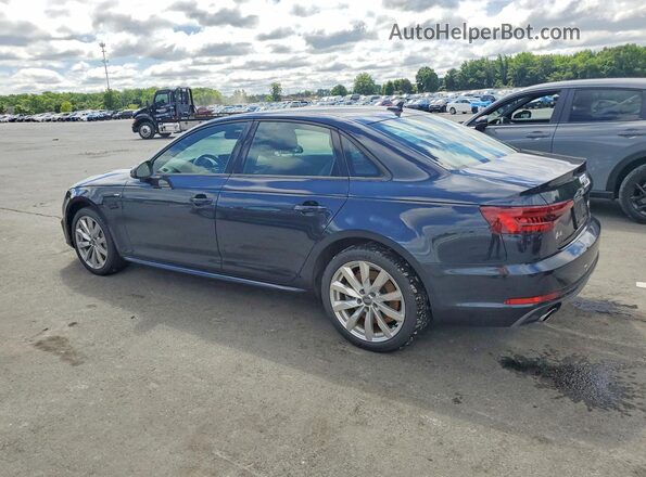 WAUDNAF43JA171014 2018 AUDI A4 Black Հետևի ձախ