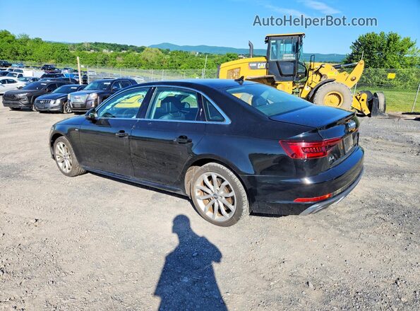 WAUDNAF43KN002783 2019 AUDI A4 Black Tył lewy