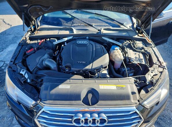 WAUDNAF43KN002783 2019 AUDI A4 Black Widok wnętrza z tyłu