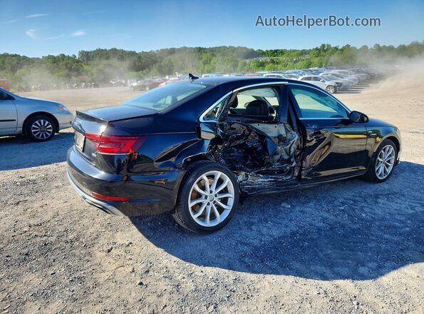 WAUDNAF43KN002783 2019 AUDI A4 Black Tył prawy