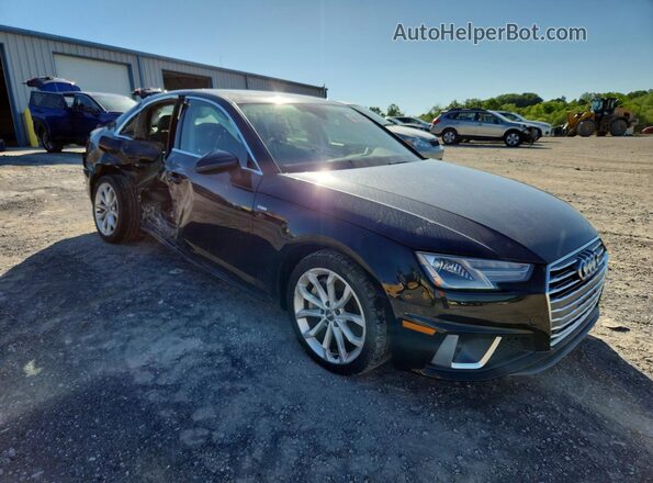 WAUDNAF43KN002783 2019 AUDI A4 Black Przód prawy