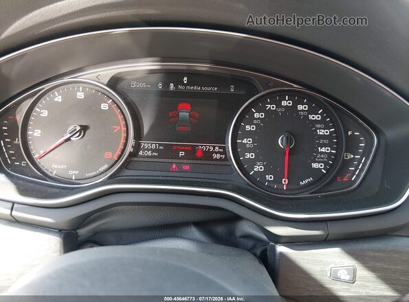 WAUDNAF43LN012182 2020 AUDI A4 Gray Вид задніх сидінь