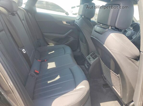 WAUDNAF45LN006772 2020 AUDI A4 Charcoal Rear seats view