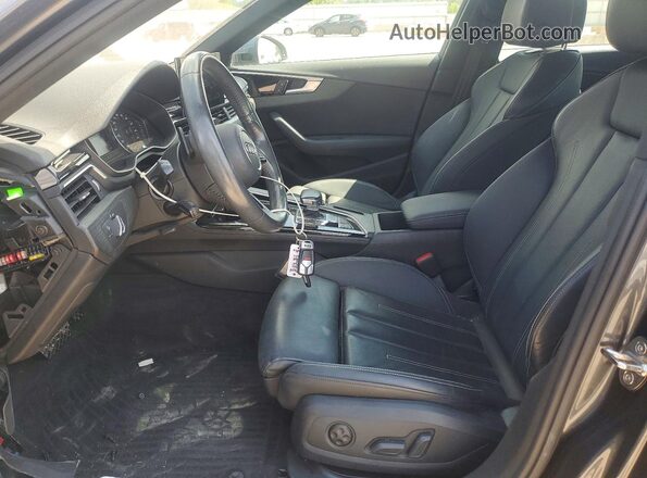 WAUDNAF45LN006772 2020 AUDI A4 Charcoal Front interior view