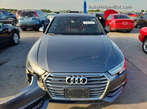 WAUDNAF46JA022922 2018 AUDI A4 Серый Вид спереди
