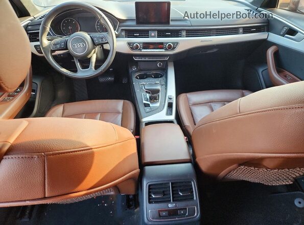 WAUDNAF46JA022922 2018 AUDI A4 Серый Вид панели приборов