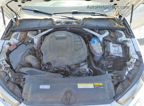 WAUDNAF46JA223042 2018 AUDI A4 White Սալոնի հետևի տեսք