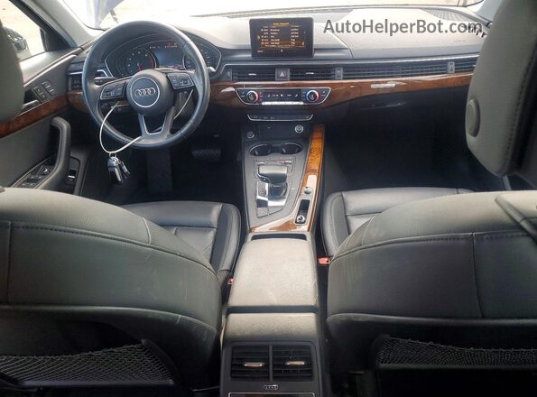 WAUDNAF46KA014353 2019 AUDI A4 Black Widok deski rozdzielczej