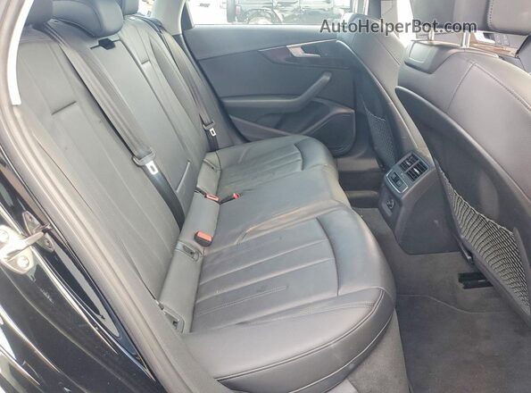 WAUDNAF46KA014353 2019 AUDI A4 Black Widok tylnych siedzeń