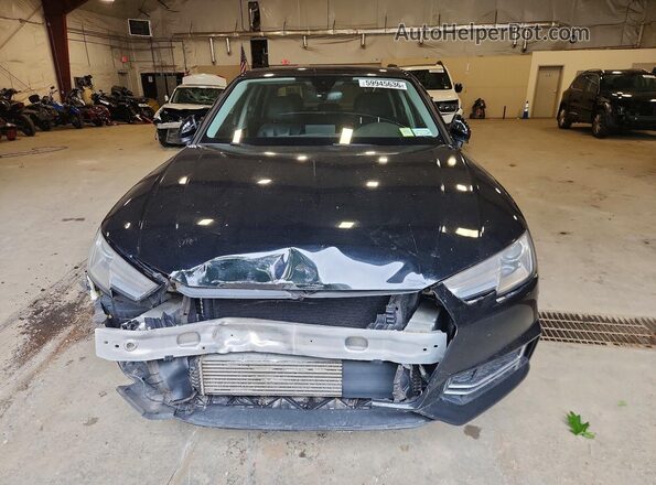 WAUDNAF48JA022680 2018 AUDI A4 Black Դիմացի տեսք