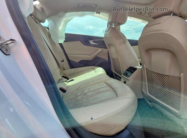 WAUDNAF48KA036967 2019 AUDI A4 White Vista de los asientos traseros