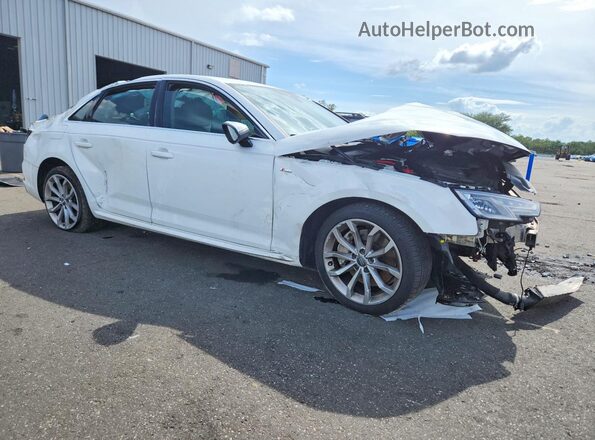 WAUDNAF48KA036967 2019 AUDI A4 White Delantero derecho