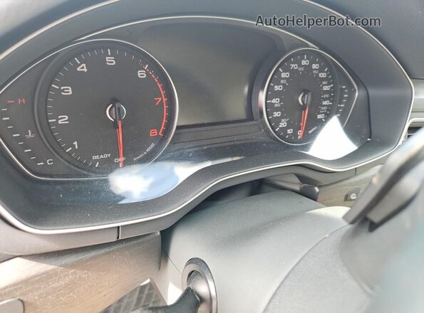 WAUDNAF48KA036967 2019 AUDI A4 White Vista del cuadro de instrumentos