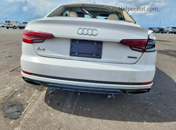 WAUDNAF48KA036967 2019 AUDI A4 White Vista trasera