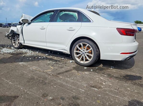 WAUDNAF48KA036967 2019 AUDI A4 White Trasero izquierdo
