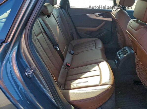 WAUDNAF49JA124893 2018 AUDI A4 Gray Հետևի նստատեղերի տեսք