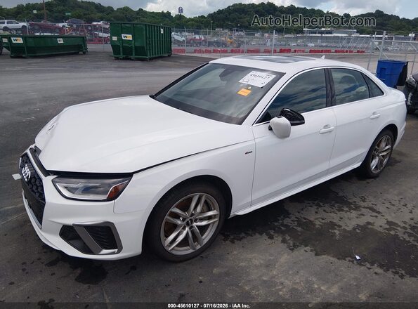 WAUDNAF49LA073611 2020 AUDI A4 White Front left