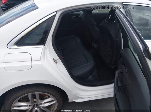WAUDNAF49LA073611 2020 AUDI A4 White VIN sticker view