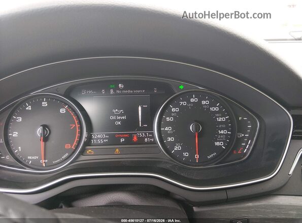 WAUDNAF49LA073611 2020 AUDI A4 White Rear seats view