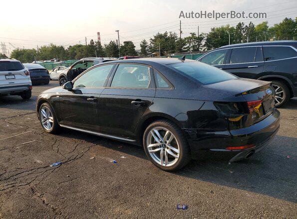 WAUDNAF4XHN040889 2017 AUDI A4 Black უკანა მარცხენა