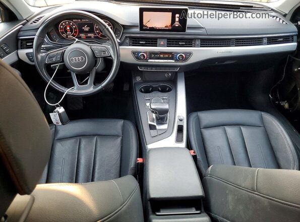 WAUDNAF4XHN040889 2017 AUDI A4 Black წინა პანელის ხედი