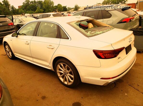 WAUDNAF4XKA113550 2019 AUDI A4 White Հետևի ձախ