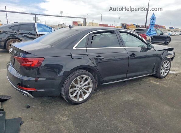WAUDNAF4XKA117467 2019 AUDI A4 Black Tył prawy