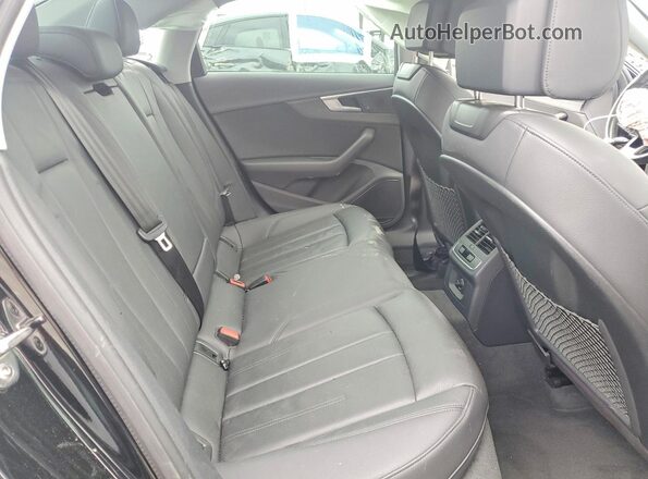 WAUDNAF4XKA117467 2019 AUDI A4 Black Widok tylnych siedzeń