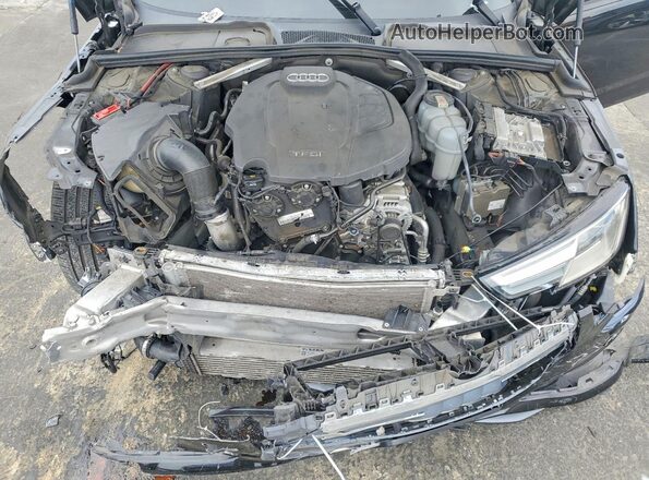 WAUDNAF4XKA117467 2019 AUDI A4 Black Widok wnętrza z tyłu