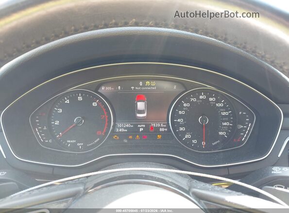 WAUDNAF4XKN013067 2019 AUDI A4 Gray Widok tylnych siedzeń