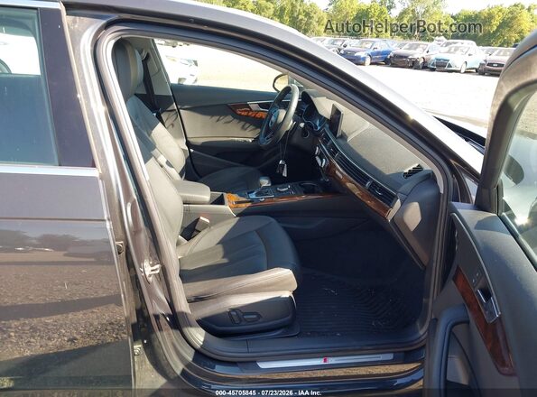 WAUDNAF4XKN013067 2019 AUDI A4 Gray Widok wnętrza z przodu