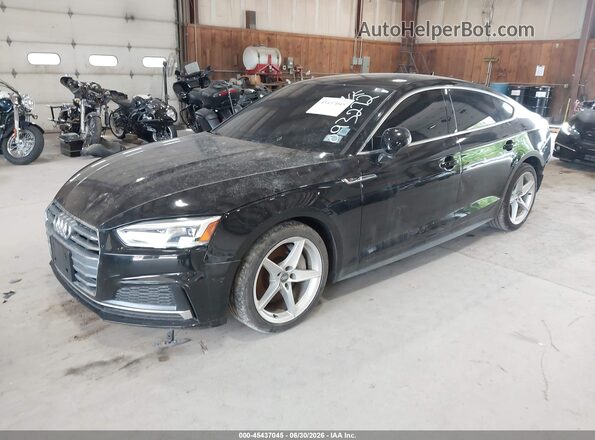 WAUDNCF5XKA093272 2019 AUDI A5 Black Vista tres cuartos delantera izquierda