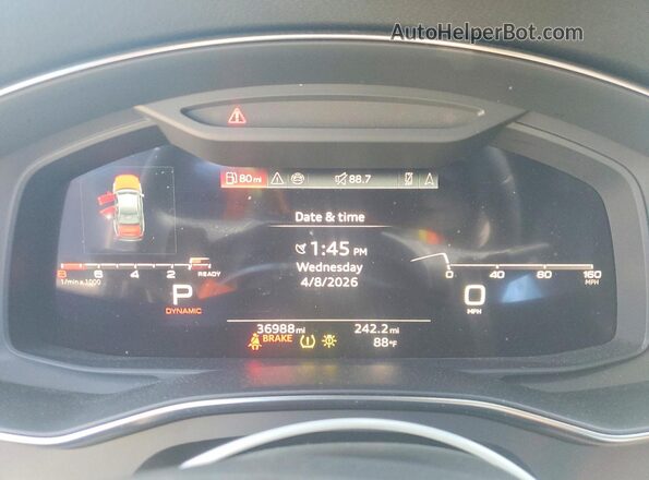 WAUE3BF26RN030053 2024 AUDI A6 Black Սարքավորումների վահանակի տեսք