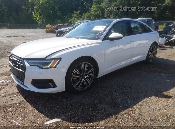 WAUE3BF27NN014230 2022 AUDI A6 White Передня ліва чверть