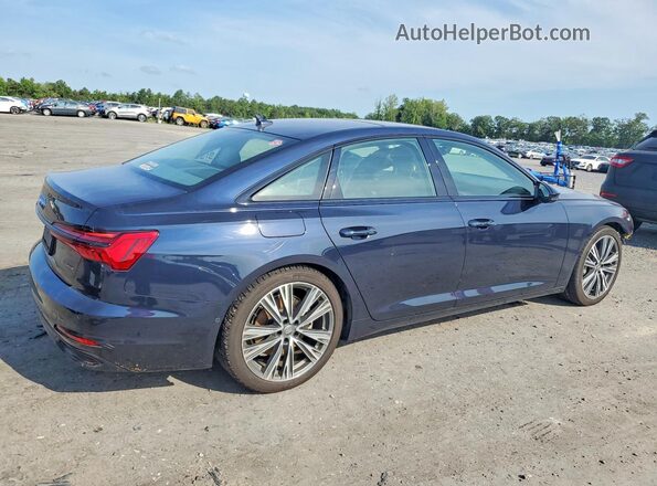 WAUE8AF21LN079759 2020 AUDI A6 Blue Tył prawy