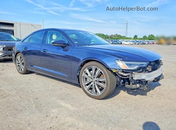 WAUE8AF21LN079759 2020 AUDI A6 Blue Przód prawy