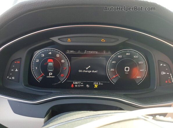 WAUE8AF21LN079759 2020 AUDI A6 Blue Widok zestawu wskaźników