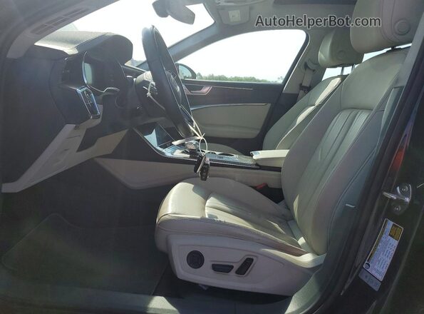 WAUE8AF21LN079759 2020 AUDI A6 Blue Widok wnętrza z przodu