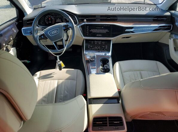 WAUE8AF21LN079759 2020 AUDI A6 Blue Widok deski rozdzielczej
