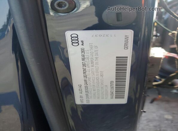 WAUE8AF21LN079759 2020 AUDI A6 Blue Widok komory silnika