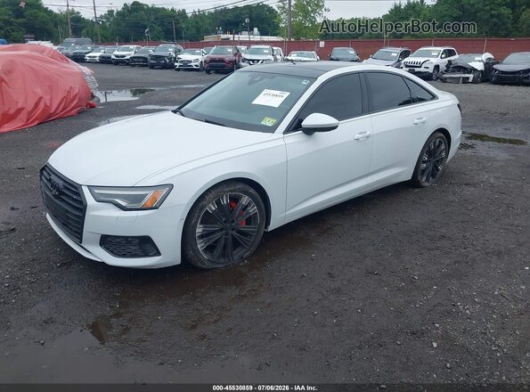 WAUE8AF22LN060931 2020 AUDI A6 White წინა მარცხენა ხედი სამი მეოთხედიდან