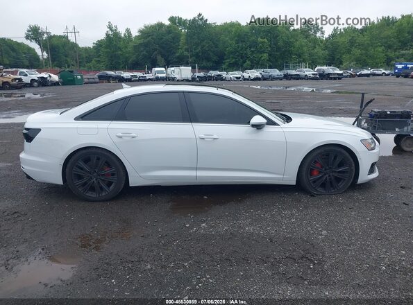 WAUE8AF22LN060931 2020 AUDI A6 White უკანა სალონის ხედი